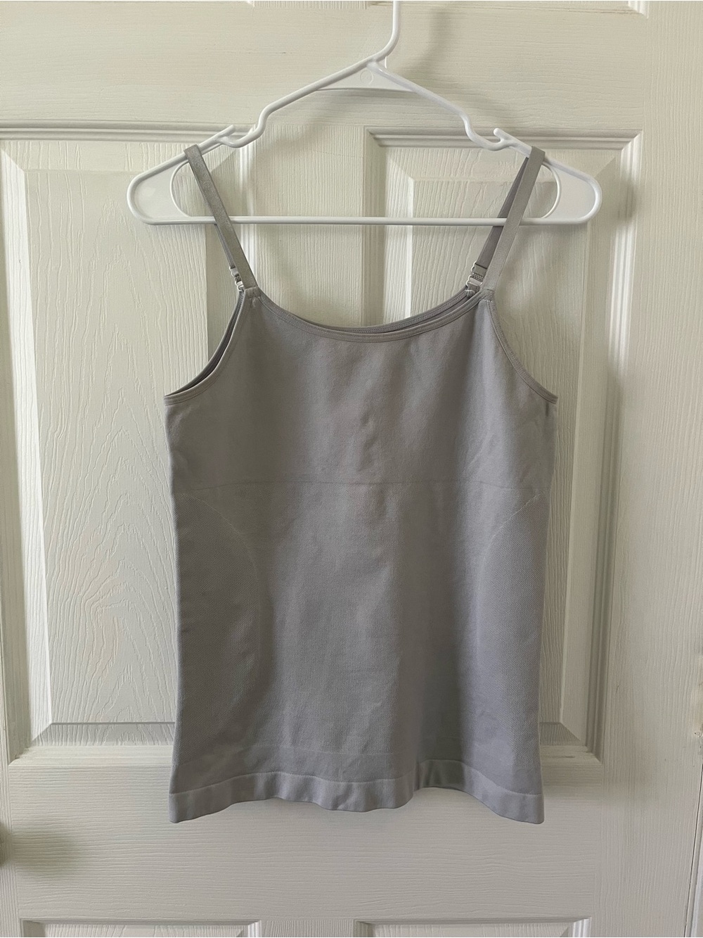 Shapermint Essentials Gray Seamless Adjustable-Strap Camisole - Picture 1 of 5